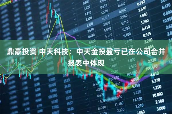 鼎豪投资 中天科技：中天金投盈亏已在公司合并报表中体现